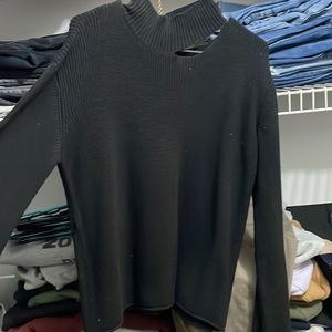 Vici cut out neck sweater